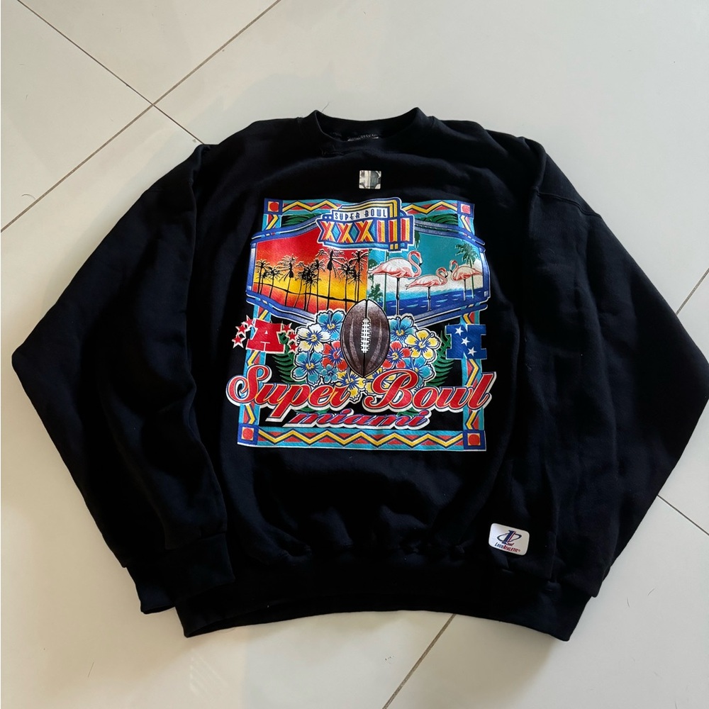RARE Miami 1999 Super Bowl XXXIII Sweater
